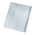 Plastikregister A-Z, A4, PP, 24 Blatt, grau LEITZ 1261-00-85 LEITZ 12610085 Plastik 24tlg.