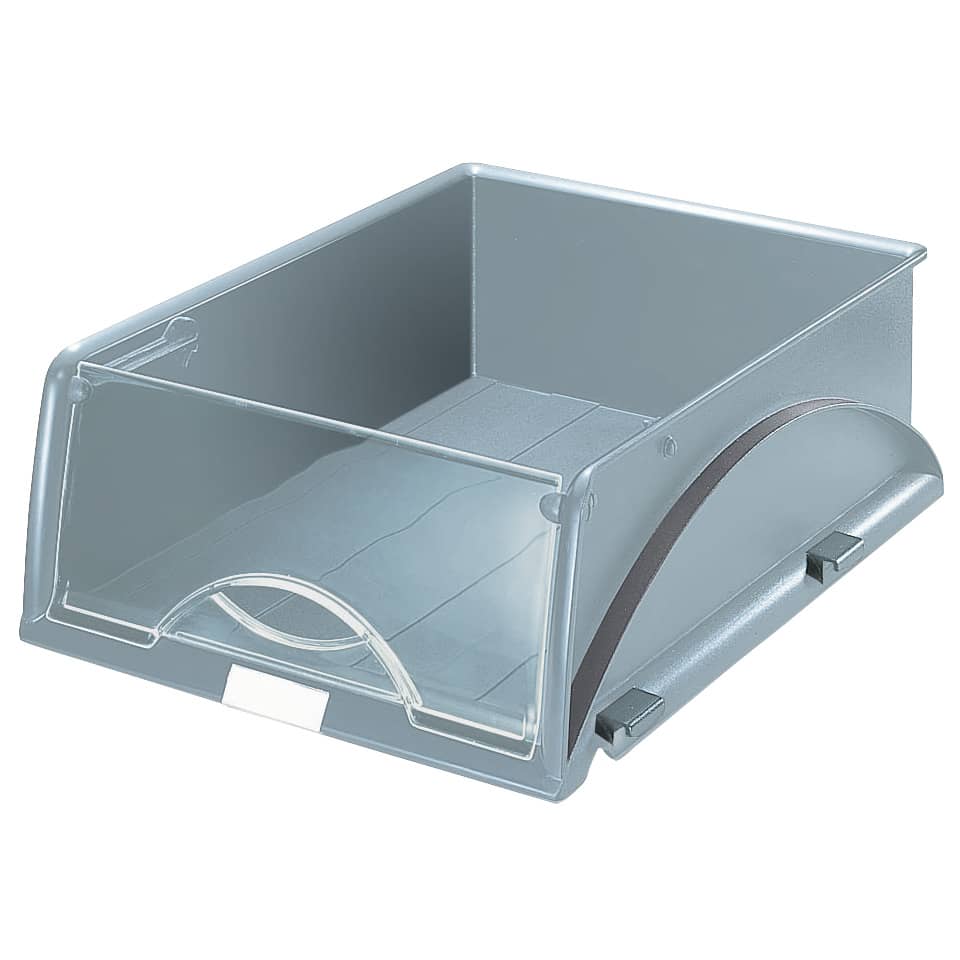 Briefkorb Sorty, A4, Polystyrol, grau LEITZ 5231-00-85 LEITZ 52310085