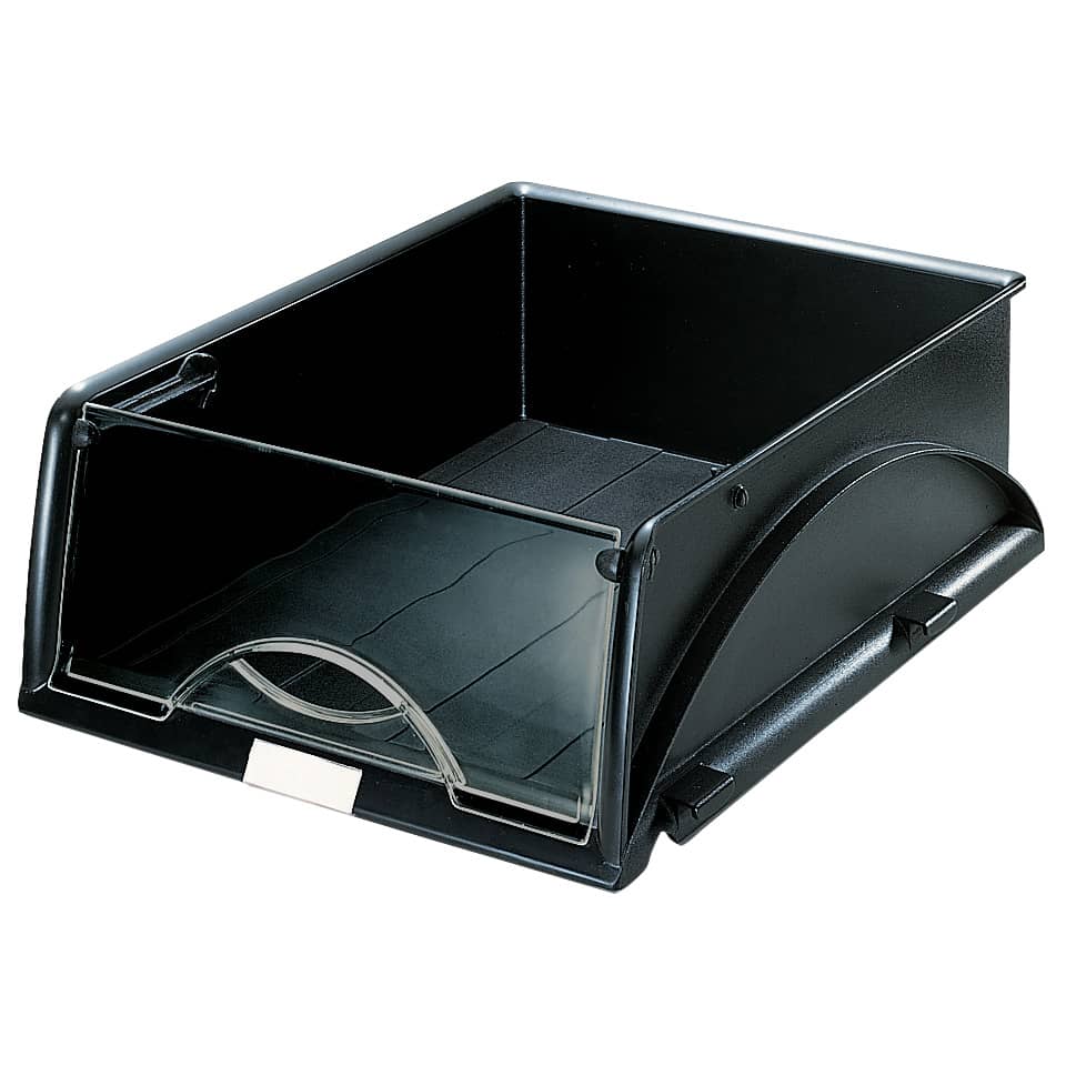 Briefkorb Sorty, A4, Polystyrol, schwarz LEITZ 5231-00-95 LEITZ 52310095