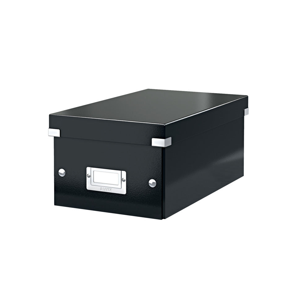 Archivbox Click & Store WOW DVD, Graukarton, schwarz LEITZ 6042-00-95 LEITZ 6042-00-95 Click&Store