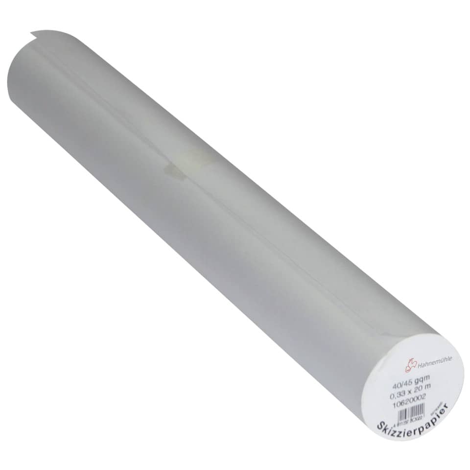 Transparentskizzenrolle, 0,33x50m, 40/45g/m² HAHNEMÜHLE 10620003 HAHNEMÜHLE 10620003 0,33x50m