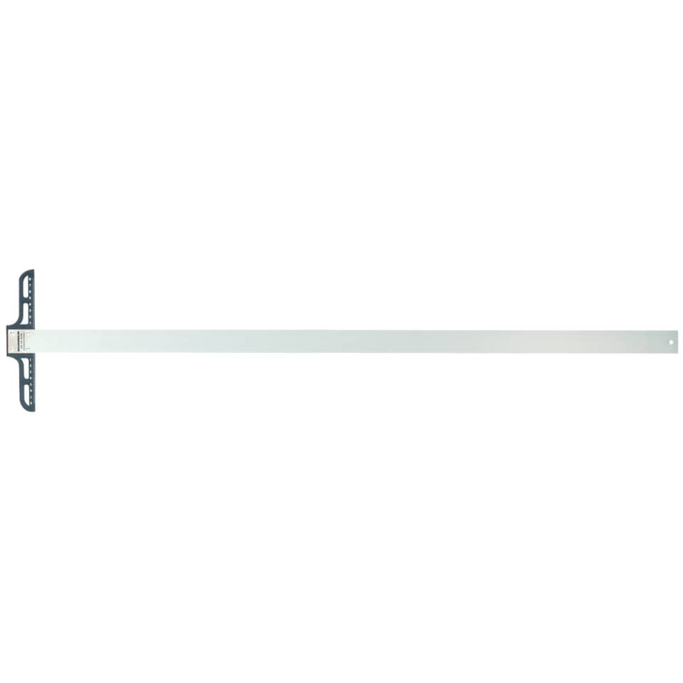 Zeichenschiene, rostfreier Edelstahl, mm-Teilung an beiden Kanten, 100 cm RUMOLD 313100