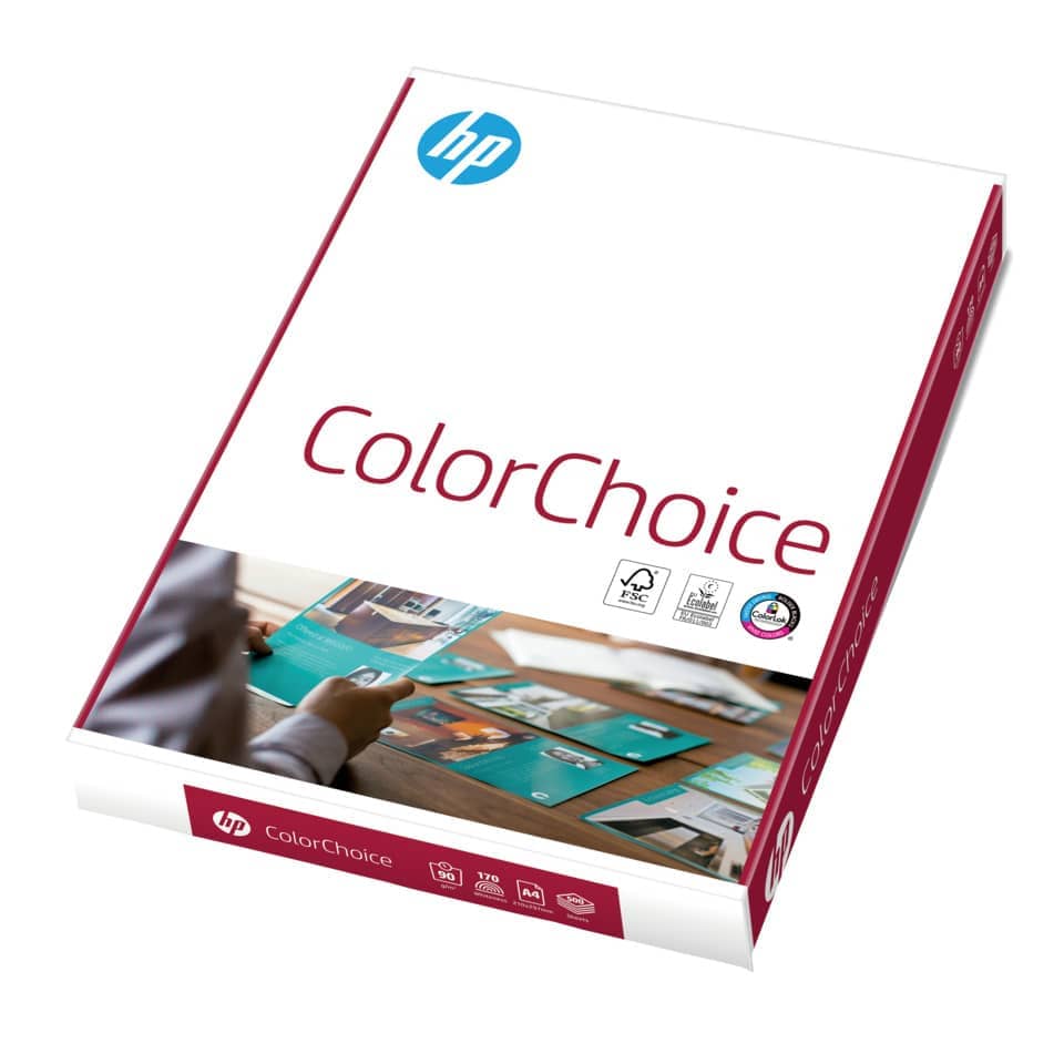 Laserpapier, A4, 90g/m², hochweiß HP CHP750 HP 2100004879 Color Choice 500Bl