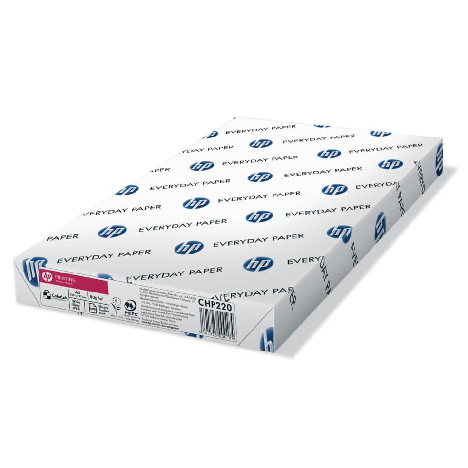 Kopierpapier Premium, A3, 80g/m², 500 Blatt, weiß HP CHP860 HP 88239879  Premium Multif.