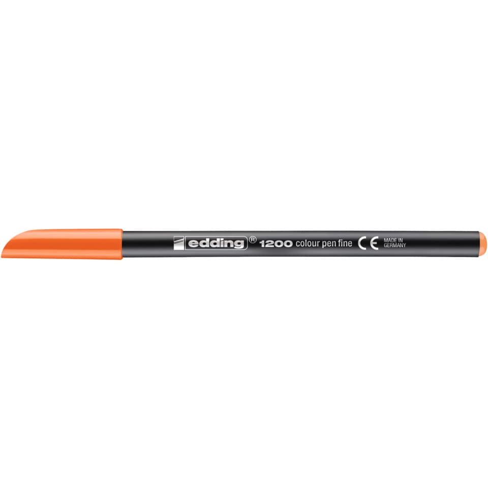 Faserschreiber 1200, 1mm, Rundspitze, orange EDDING 41200006 EDDING 1200-6