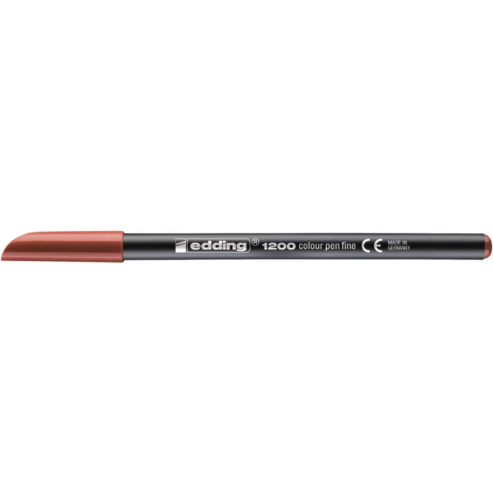 Faserschreiber 1200, 1mm, Rundspitze, braun EDDING 41200007 EDDING 1200-7