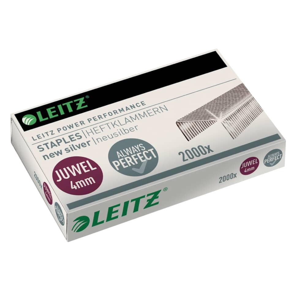 Heftklammern Juwel Neusilber 4 mm, 2000 Stück LEITZ 5641-00-00 LEITZ 5641-00-00  2000St