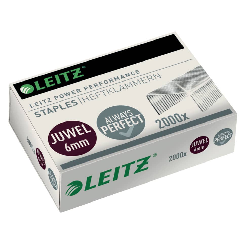 Heftklammern Juwel 6 mm, verzinkt, 2000 Stück LEITZ 5642-00-00 LEITZ 5642-00-00  2000St