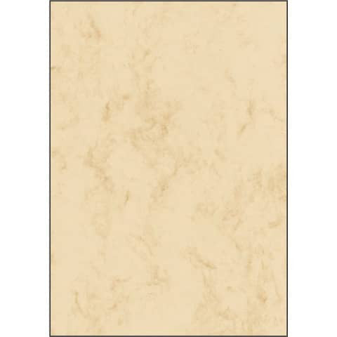 Marmor-Papier, beige, A4, 90 g/qm, 25 Blatt