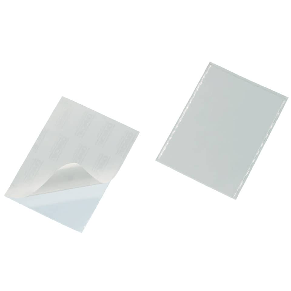 Selbstklebetasche POCKETFIX®, 150x110mm, seitlich offen, transparent   25 Stück DURABLE 8276 19 DURABLE 8276 19 selbstkl.
