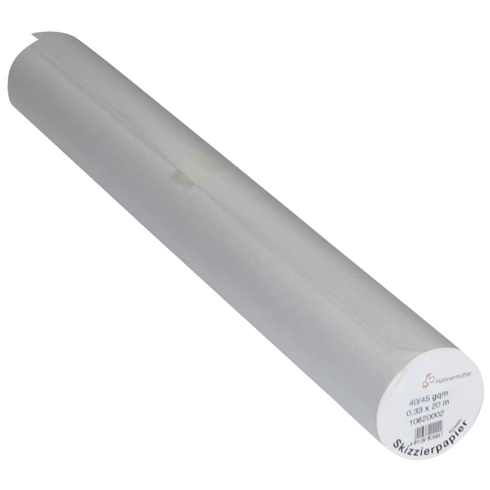 Transparentskizzenrolle, 0,64x20m, 40/45g/m² HAHNEMÜHLE 10620005 HAHNEMÜHLE 10620005 0,64x20m