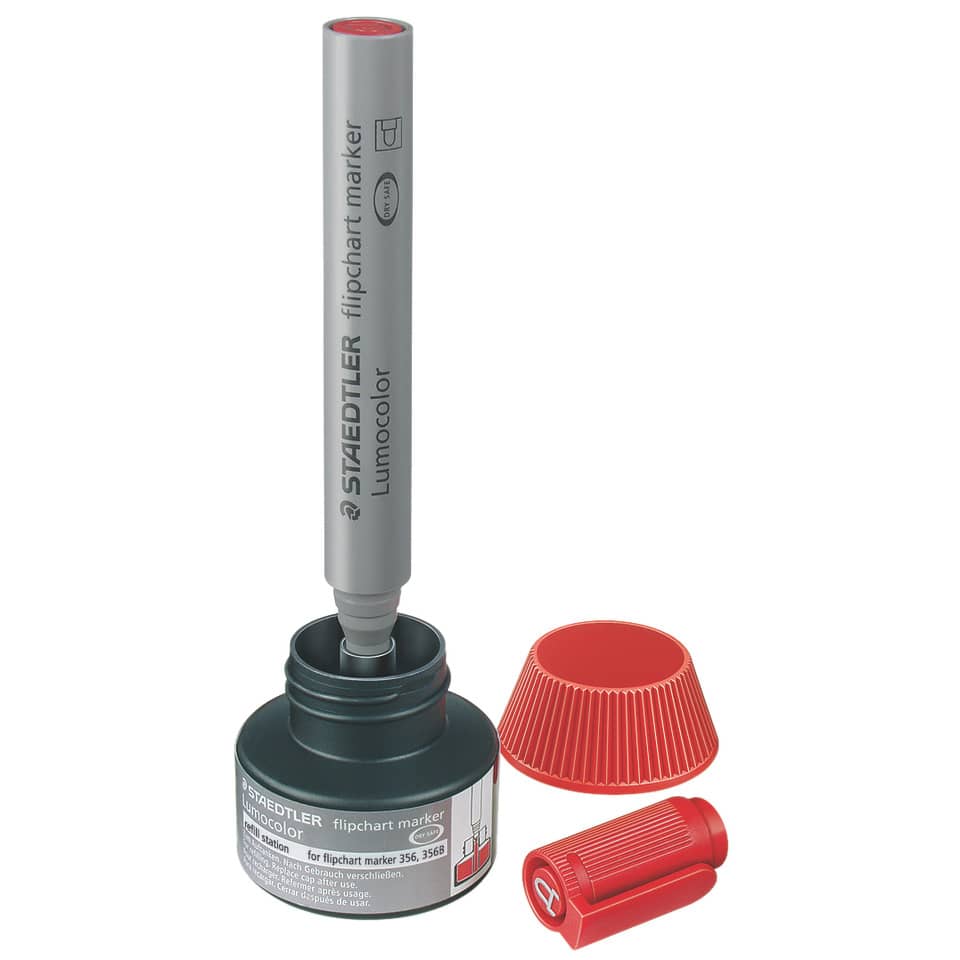 Tankstelle für Marker Lumocolor® refill station, 30 ml, rot STAEDTLER 488 56-2