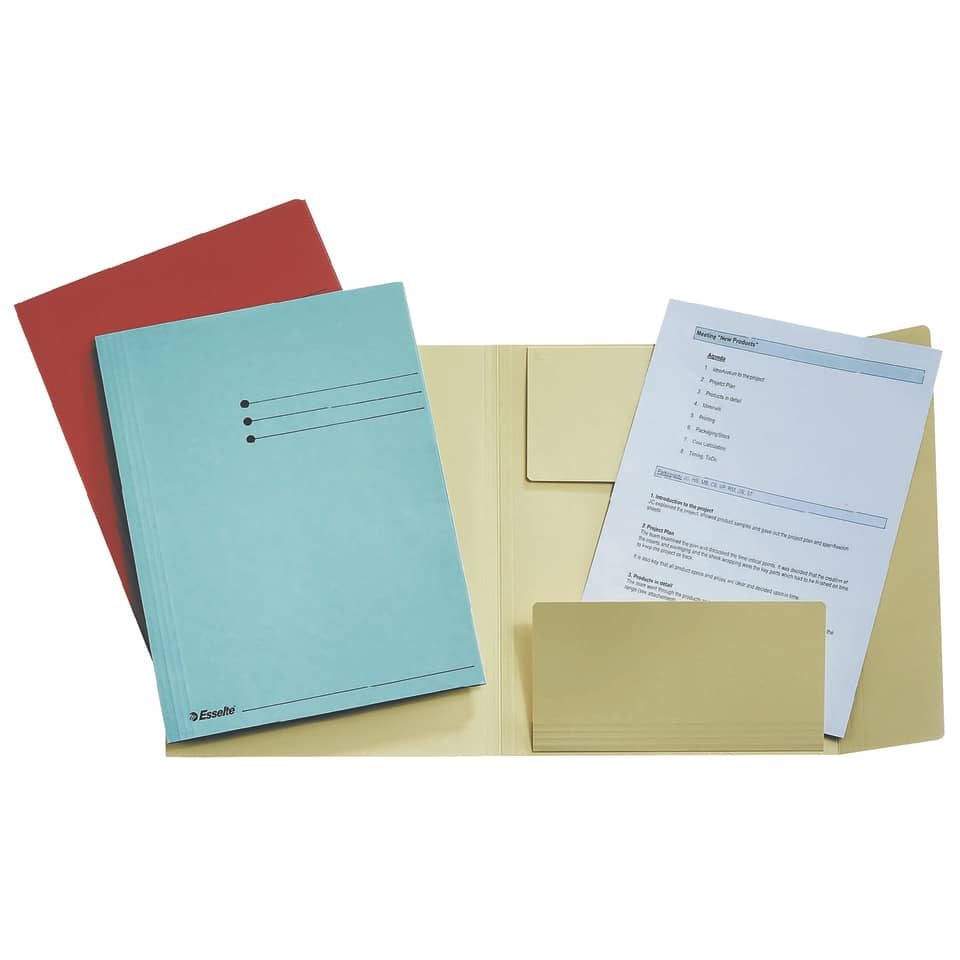 Jurismappe, A4, Manilakarton, gelb ESSELTE 1033306 ESSELTE 1033306 Manila RC 275g