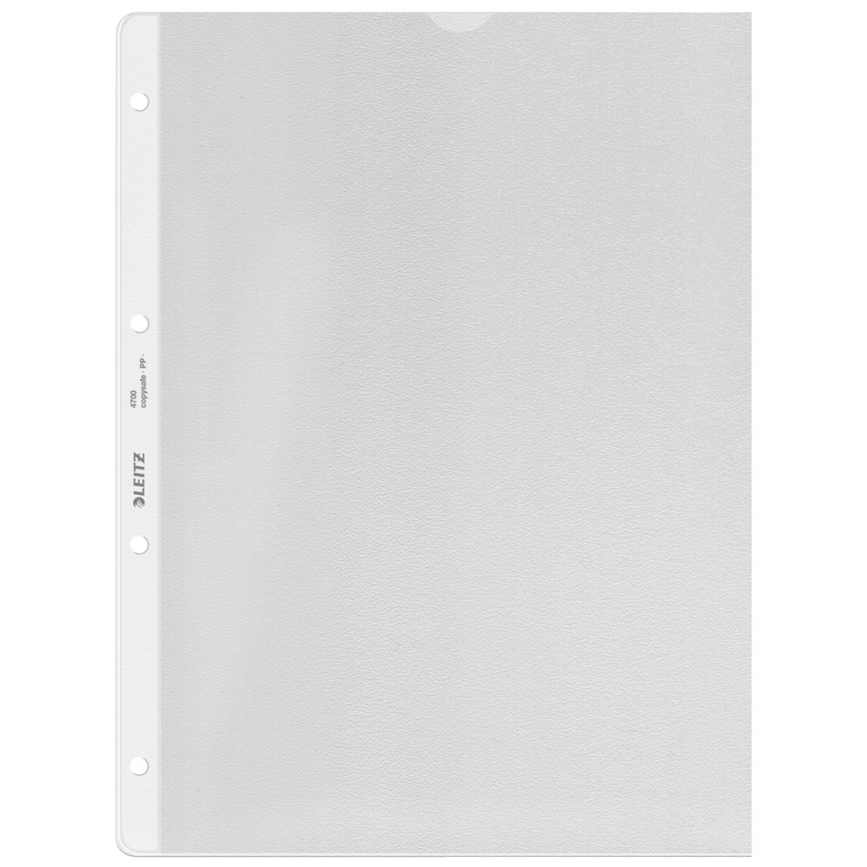 Prospekthülle Extrastark, A4, PP, genarbt, farblos LEITZ 4700-00-03