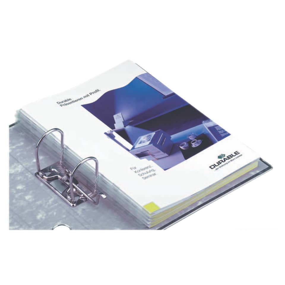 Heftstreifen Filefix® - selbstklebend, 25 x 295 mm, PET, transparent, 50 Stück DURABLE 8064 19 DURABLE 8064 19 297x25MM