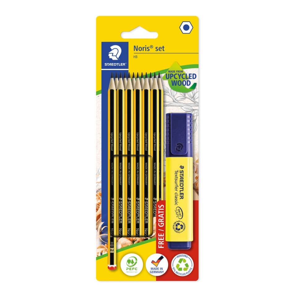 Bleistift Noris® 120 mit Textsurfer 364 HB, 12 Stück STAEDTLER 120 BK12P1 STAEDTLER 120 BK12P1 +Textsurfer