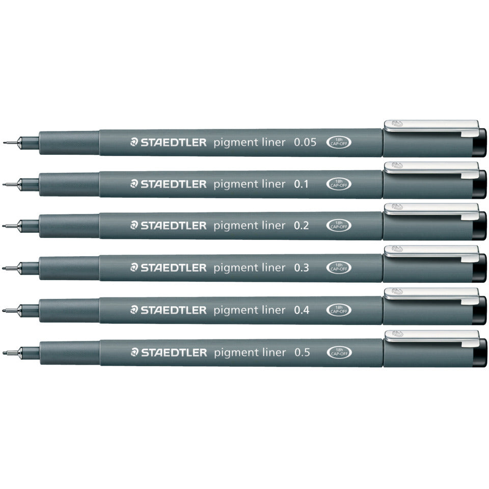 Pigmentliner 308, 0,05mm, schwarz STAEDTLER 308 005-9 STAEDTLER 308 005-9  0,05mm