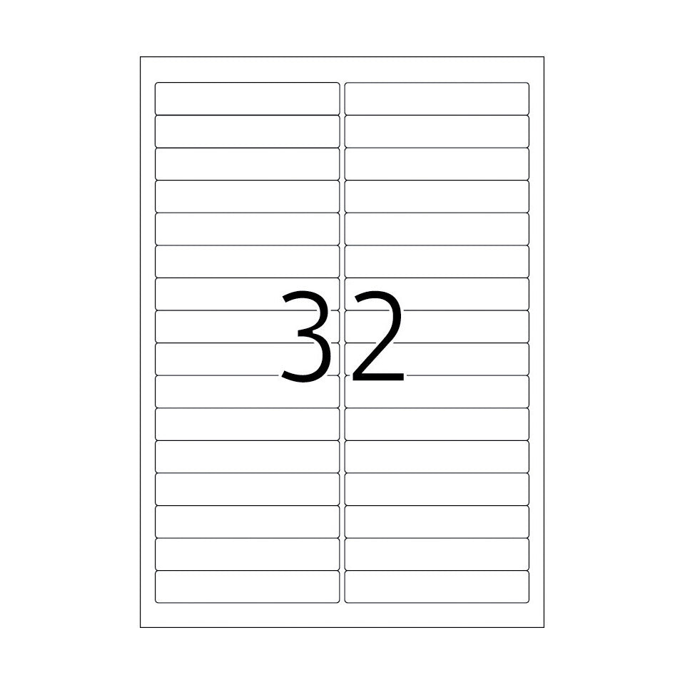 Etiketten ablösbar, 96x16,9mm, 800 Stück, weiß HERMA 4209 HERMA 4209  800 Stück ablösbar