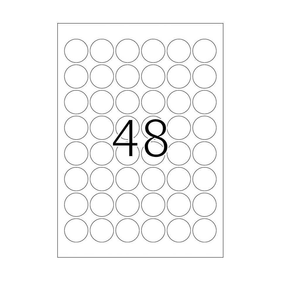 Etiketten ablösbar, Ø30mm, 1200 Stück, weiß HERMA 4387 HERMA 4387 1200 Stück ablösbar