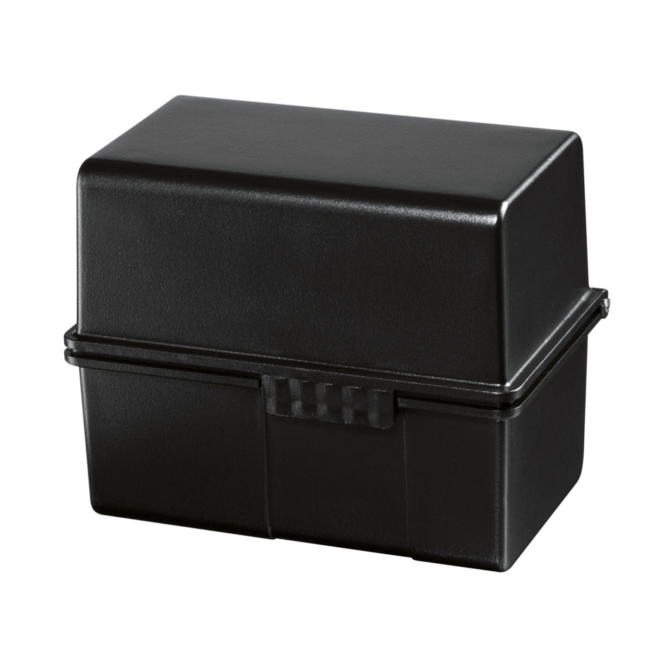 Karteibox DIN A8 quer, mit A-Z Register und 100 Karten, schwarz HAN 978-13D HAN 978-13 Kt+Reg,