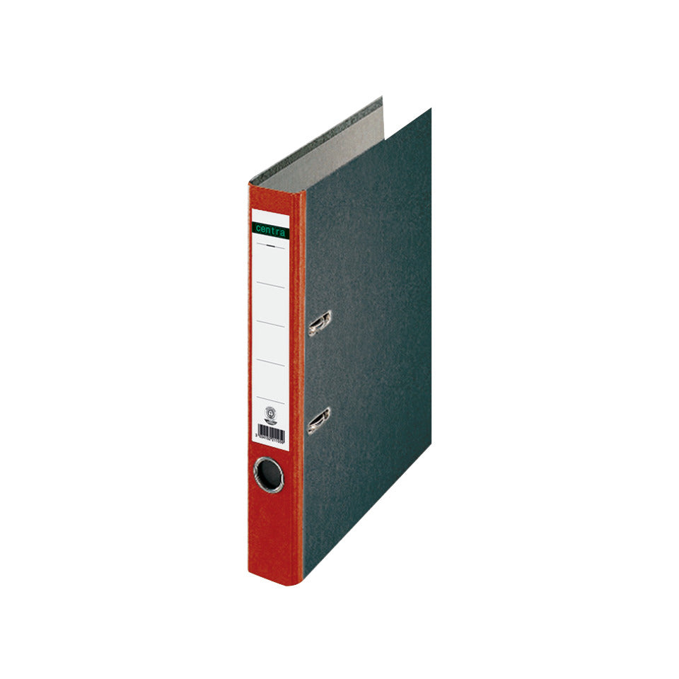 Ordner Standard, mit Farbrücken, mit Schlitzen, A4, 52 mm, rot CENTRA 221123
