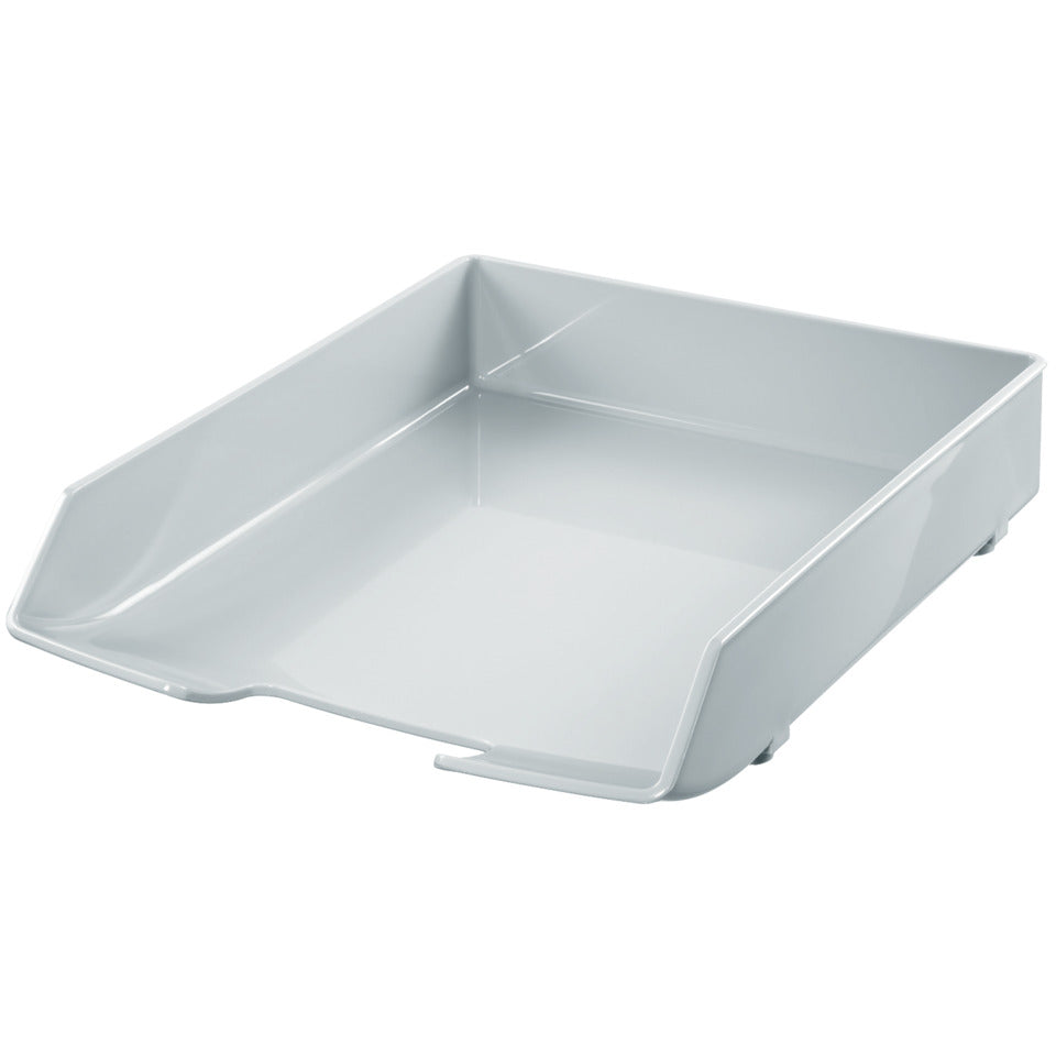 Briefablage WAVE EXCLUSIV, DIN A4/C4, stapelbar, stabil, lichtgrau HAN 1028-11D HAN 1028-11 lichtgrau