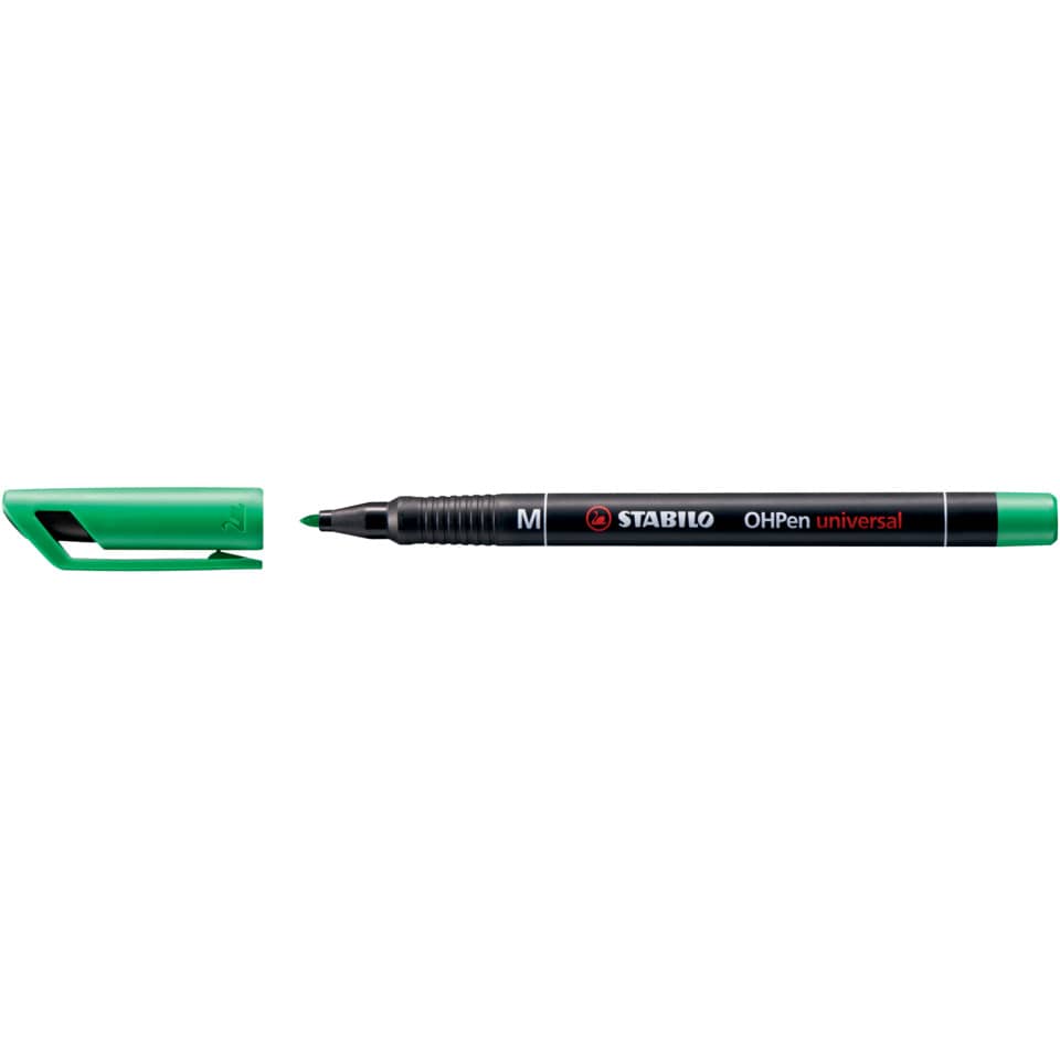 Folienstift OHPen universal, 1 mm, permanent, grün STABILO 843/36 STABILO  843/36 permanent