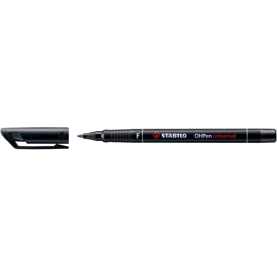 Folienstift OHPen universal, 0,7 mm, permanent, schwarz STABILO 842/46 STABILO  842/46 permanent