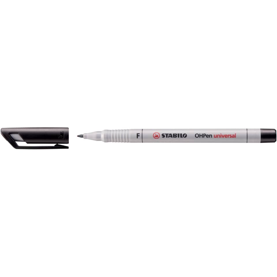 Folienstift OHPen universal, 0,7 mm, wasserlöslich, schwarz STABILO 852/46 STABILO  852/46 wasserlöslich