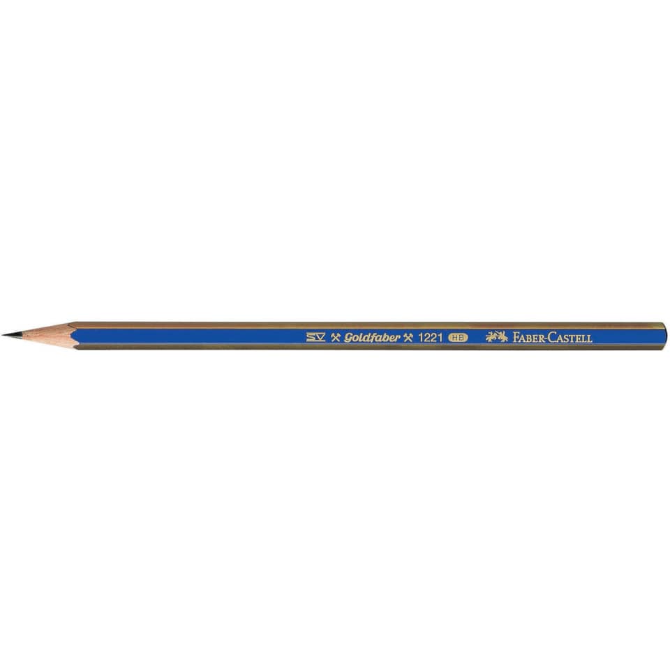 Schulbleistift 1221 HB Goldfaber FABER CASTELL 112500