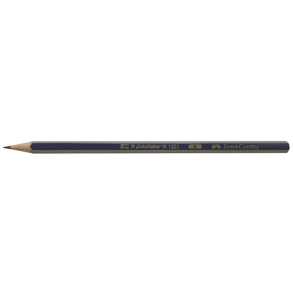 Schulbleistift 1221 B Goldfaber FABER CASTELL 112501