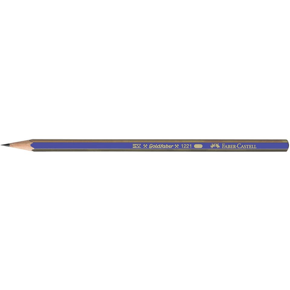Schulbleistift 1221 H Goldfaber FABER CASTELL 112511