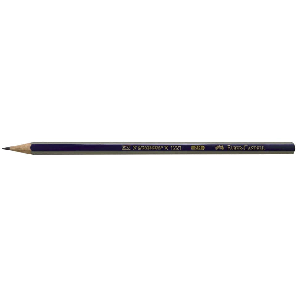 Schulbleistift 1221 2H Goldfaber FABER CASTELL 112512