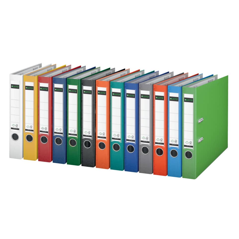 Qualitäts-Ordner 180° Plastik, A4, 52mm, hellrot LEITZ 1015-50-20 LEITZ 1015-50-20 180° Mechanik