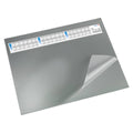 Schreibunterlage Durella DS, 52x65 cm, mit Vollsichtfolie und Kalender, grau LÄUFER 44653 LÄUFER 44653  65x52cm DS