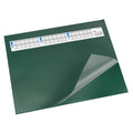 Schreibunterlage Durella DS, 52x65 cm, mit Vollsichtfolie und Kalender, grün LÄUFER 44651 LÄUFER 44651  65x52cm DS