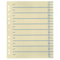 Trennblatt, A4, 230g/m², 100 Stück, blau  9531104100 9531104100 230g