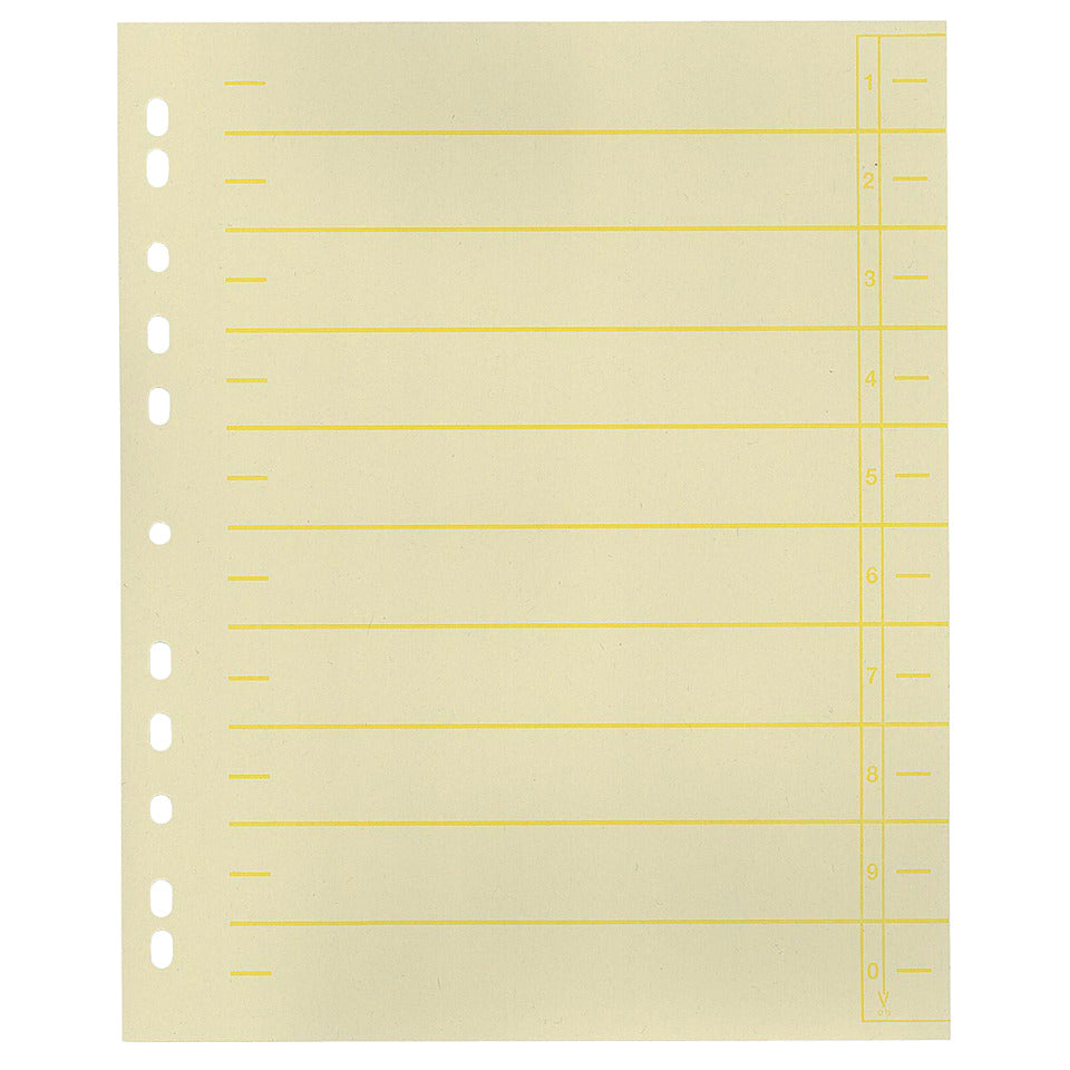 Trennblatt, A4, 230g/m², 100 Stück, gelb  9531102100 9531102100 230g