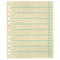 Trennblatt, A4, 230g/m², 100 Stück, grün  9531101100 9531101100 230g