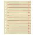 Trennblatt, A4, 230g/m², 100 Stück, rot  9531103100 9531103100 230g