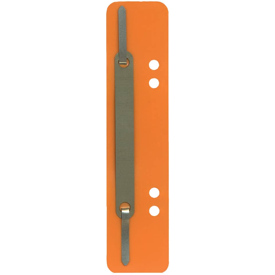 Heftstreifen mit Metalldeckleiste, 34 x 150 mm, PP, 25 Stück, orange Q-CONNECT 1012500610 Q-CONNECT 1012500610 Metalldeckleiste