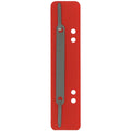 Heftstreifen mit Metalldeckleiste, 34 x 150 mm, PP, 25 Stück, rot Q-CONNECT 1012500310 Q-CONNECT 1012500310 Metalldeckleiste