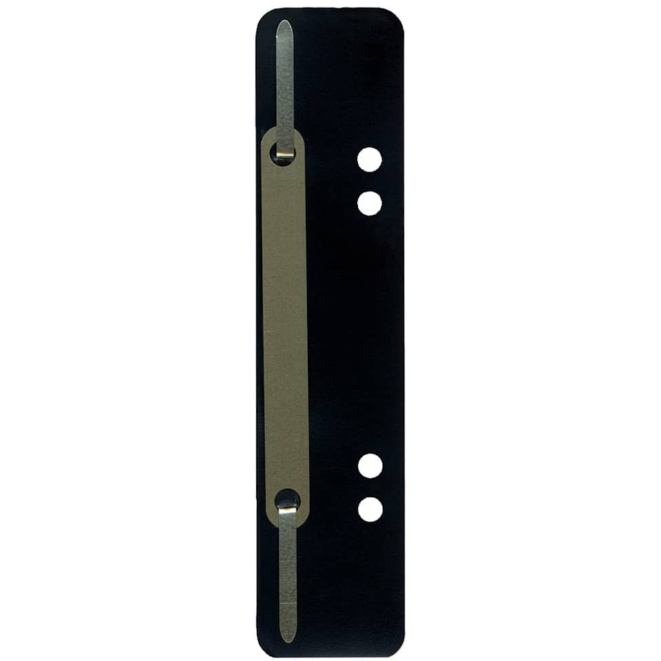 Heftstreifen mit Metalldeckleiste, 34 x 150 mm, PP, 25 Stück, schwarz Q-CONNECT 1012500810 Q-CONNECT 1012500810 Metalldeckleiste