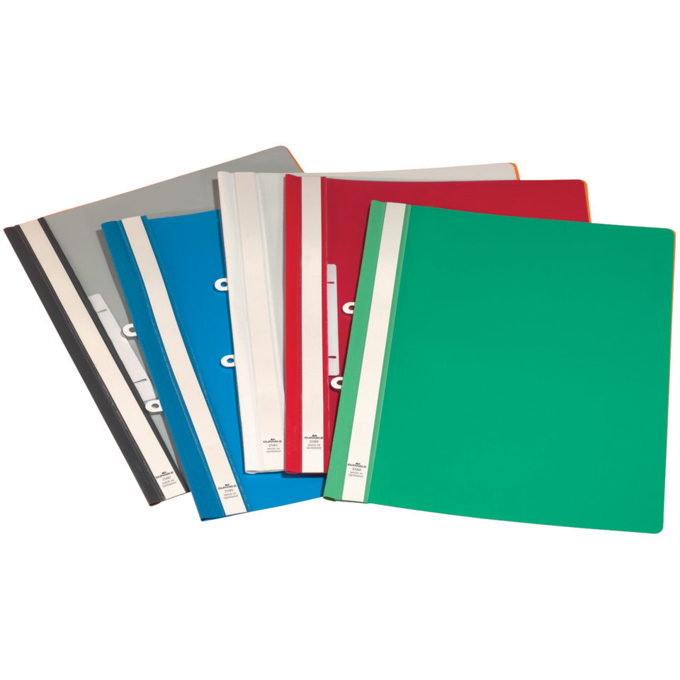 Sichthefter mit Abheftschieber, Hartfolie, 0,16 mm, DIN A4, 280 x 330 mm, grün DURABLE 2580 05 DURABLE 2580 05 A4  Plastik