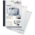 Namensschild BADGEFIX, selbstklebend, Acetatseide, weiß, 75 x 40 mm, 240 Schilder DURABLE 8334 02 DURABLE 8334 02 Ac.Seide 240St