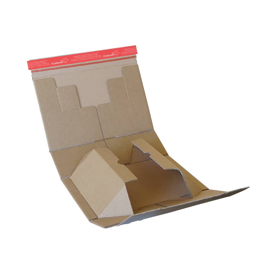 Versandkarton Post-Box, 215x155x43mm, braun COLOMPAC 30000267