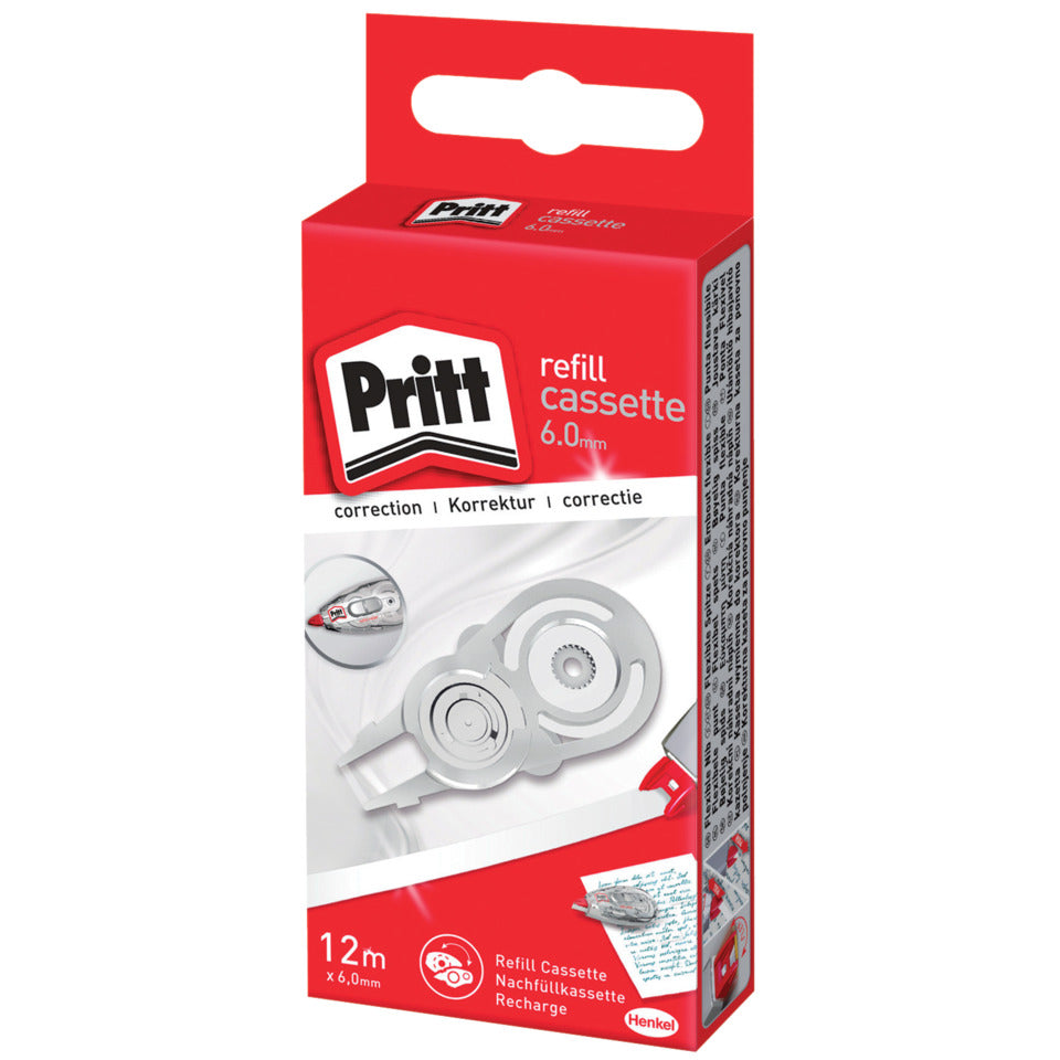 Korrekturroller-Nachfüllkassette, 6mm PRITT 9H PRX6H HENKEL 9H PRX6H  6.0mm