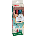 Permanentmarker e25 EcoLine, Rundspitze, nachfüllbar, 1mm, 4 Stück, sortiert EDDING 25/4 EDDING 4-25-4 EcoLine Rundspitze nachf.