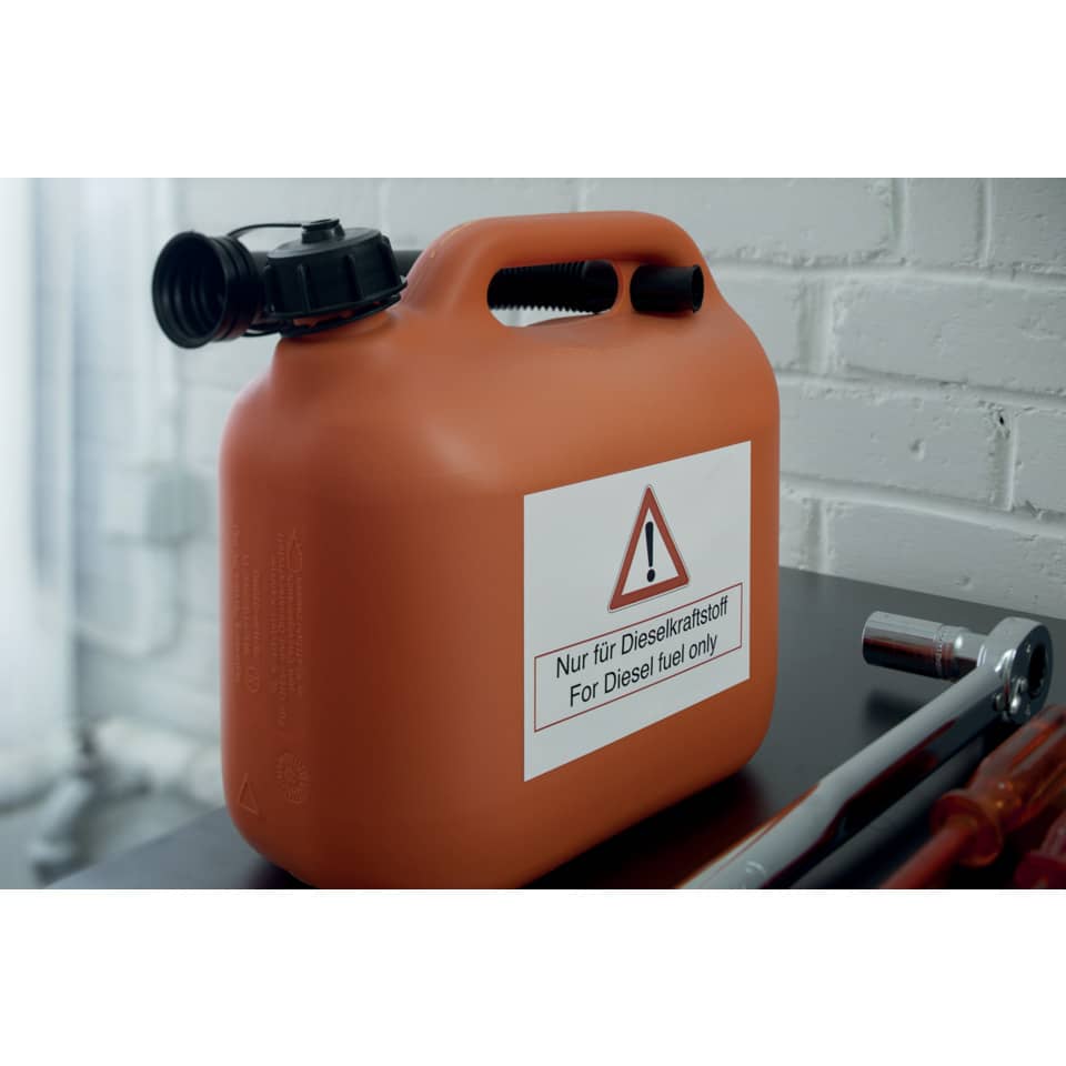 Folienetiketten stark haftend, 210x297mm, wetterfest, 10 Stück, weiß HERMA 9500 HERMA 9500 wetterf. 10 St. extra stark