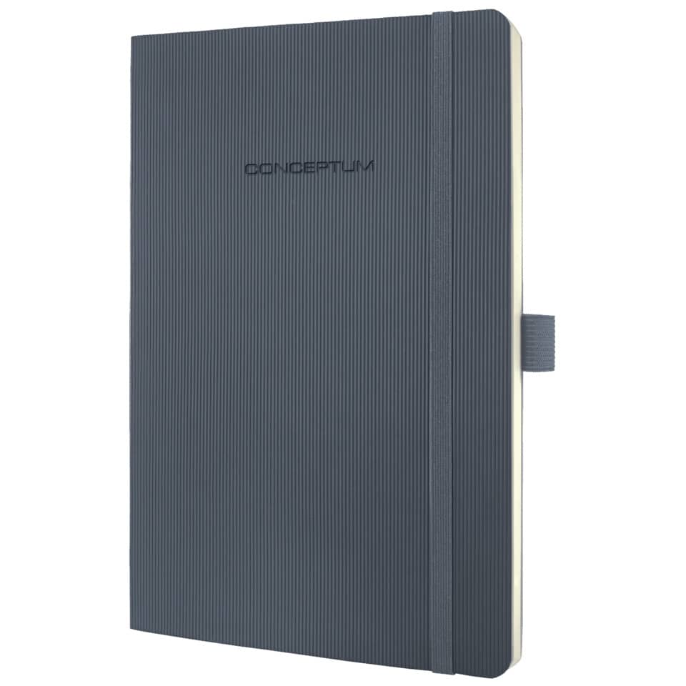 Notizbuch Conceptum, A5, Softcover, liniert, dunkelgrau SIGEL CO329 CONCEPTUM CO329 Softcover